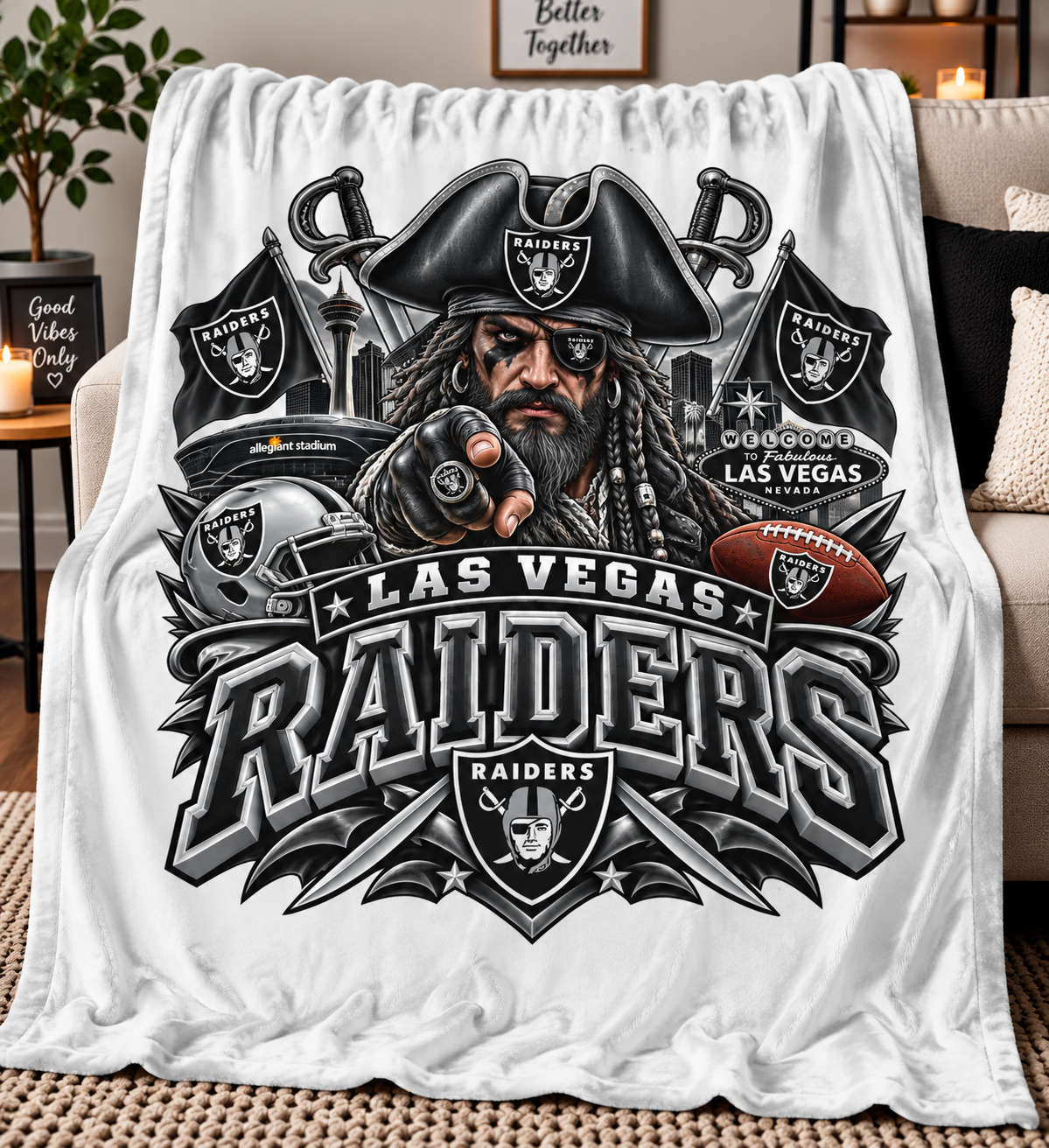 Raiders Blanket