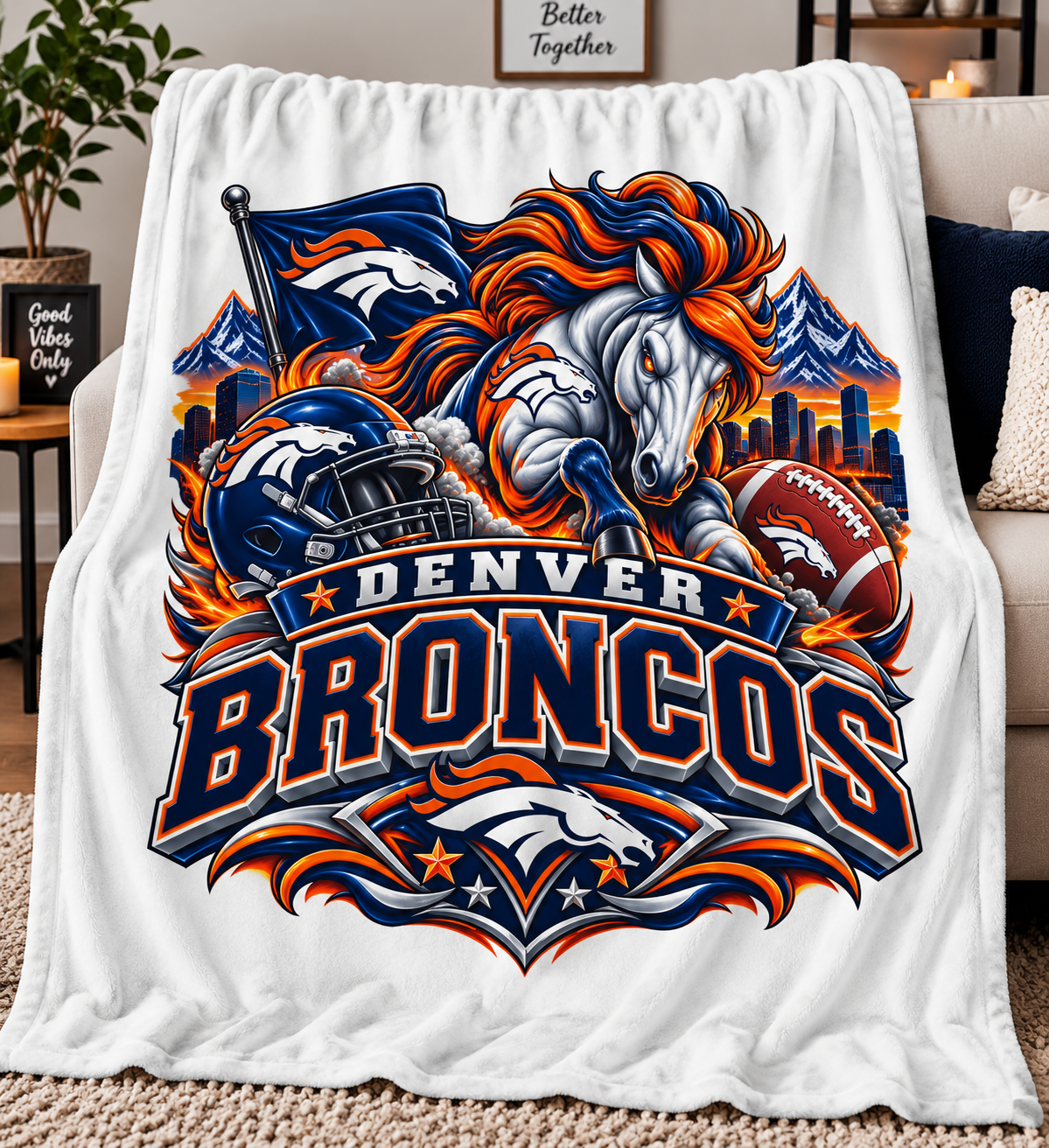 Broncos Blanket
