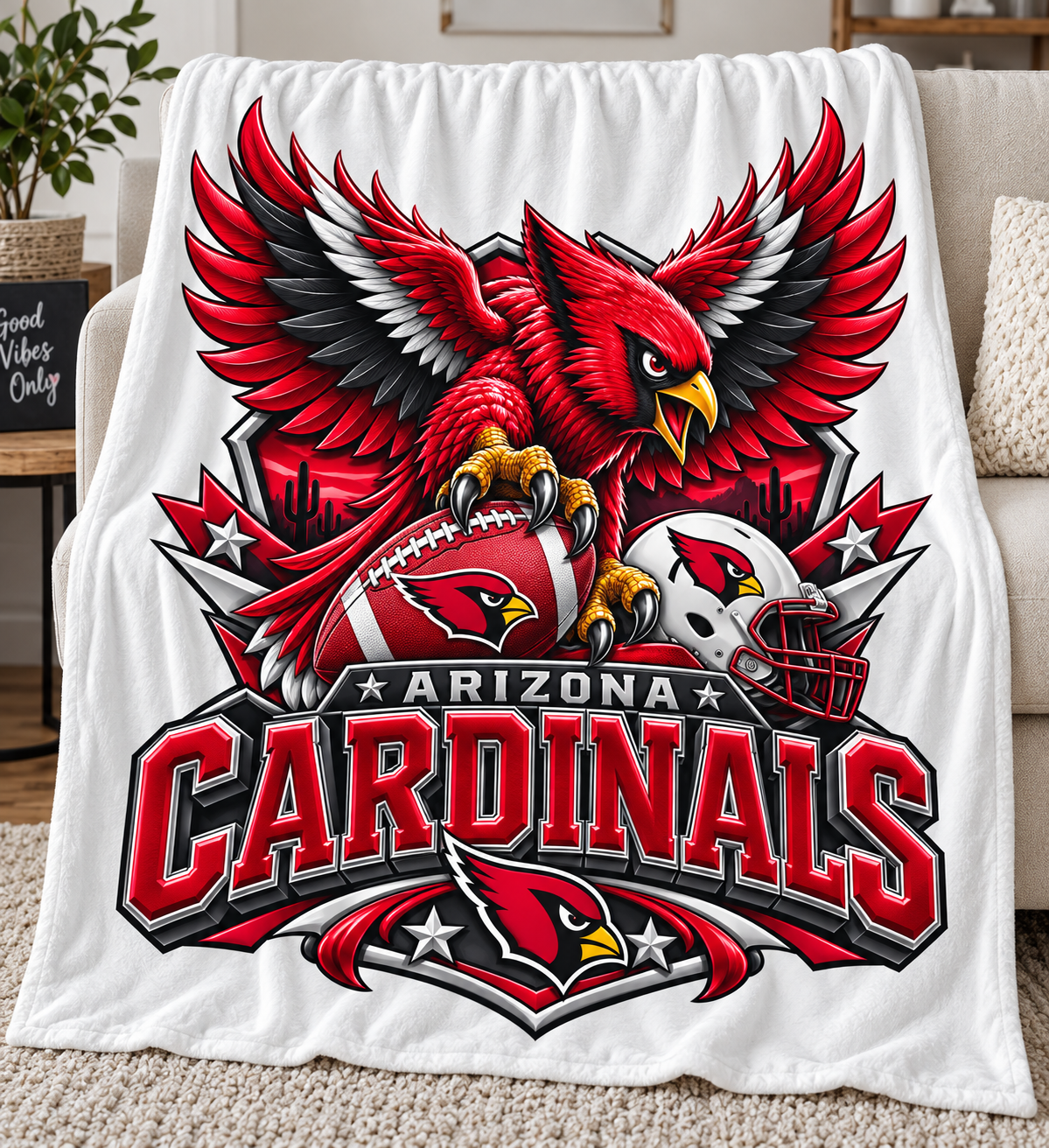 Cardinals blanket