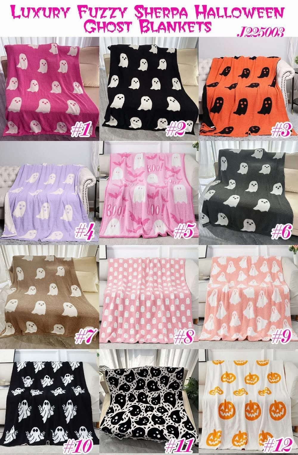 Sherpa Halloween blanket