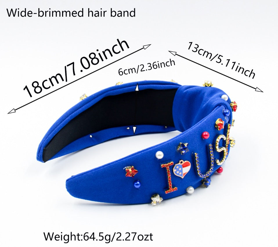 4th of July headband set
