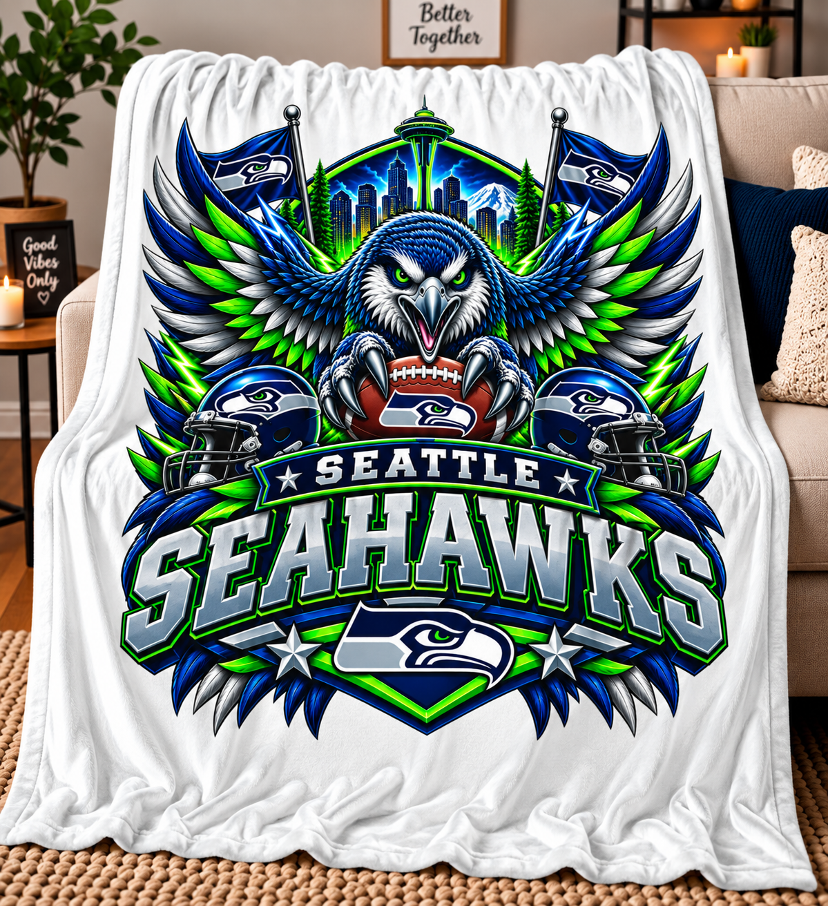 Seahawks Blanket