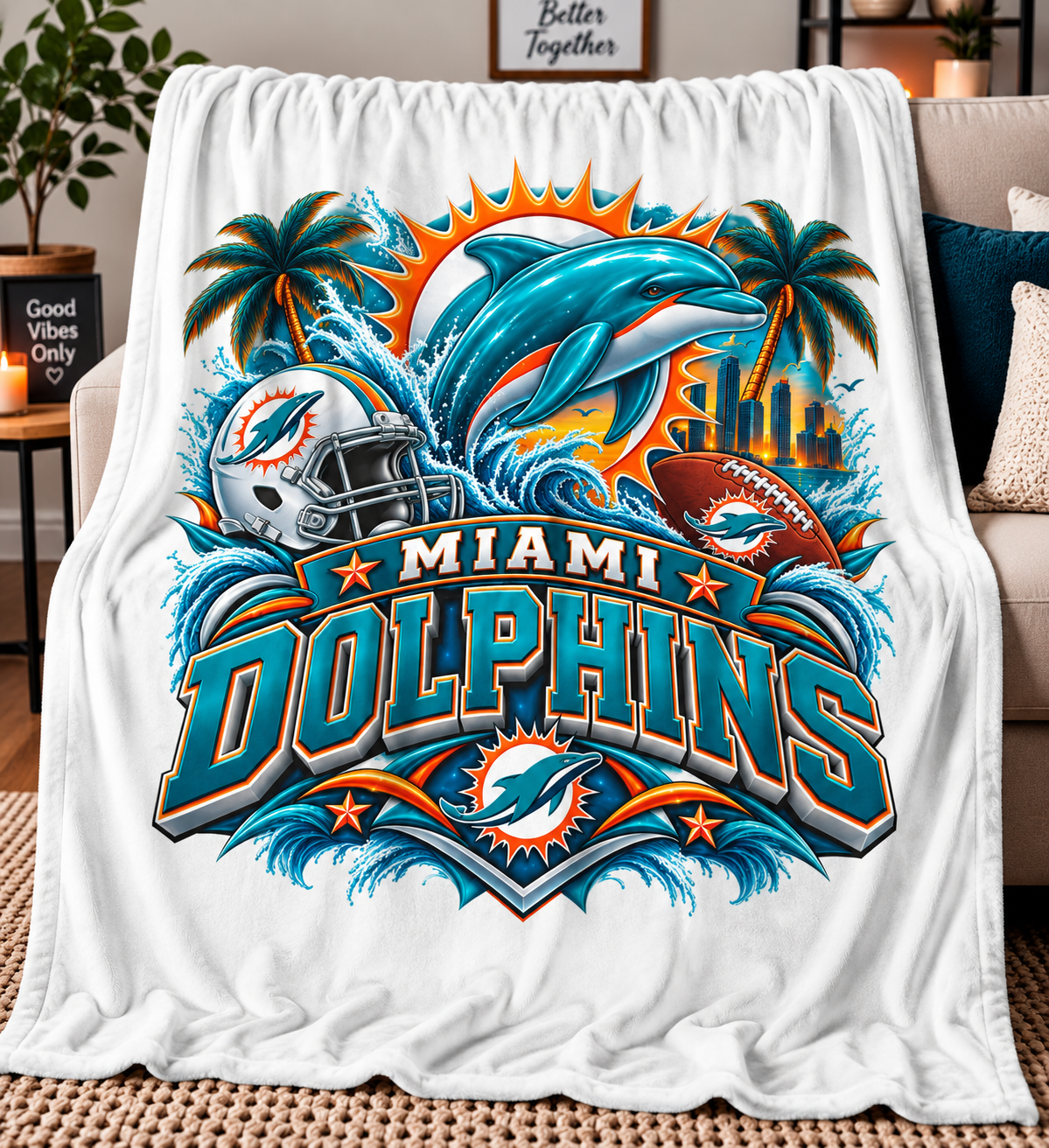 Dolphins Blanket