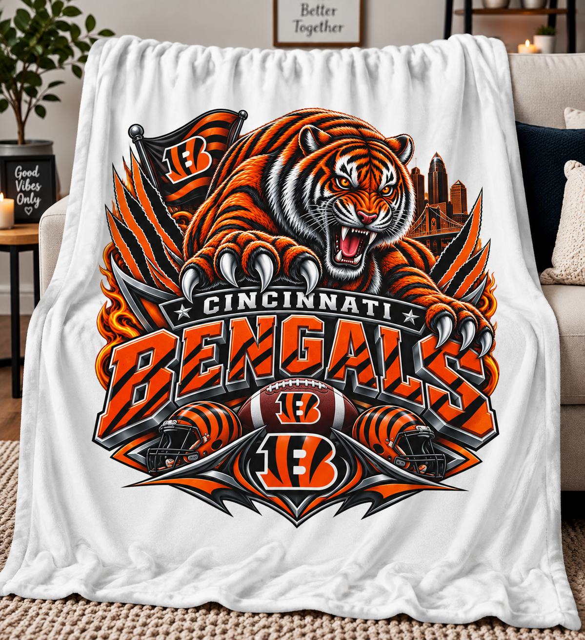 Bengals Blanket