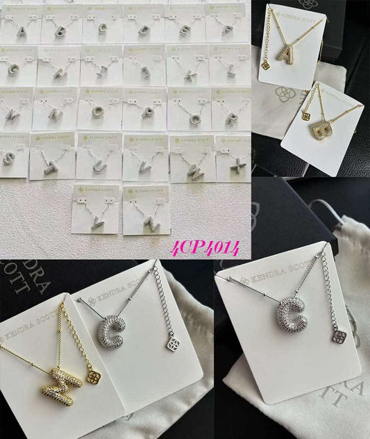 KS Letter necklace