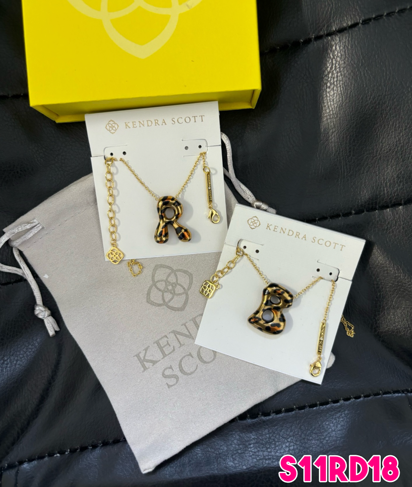 Ks letter necklace