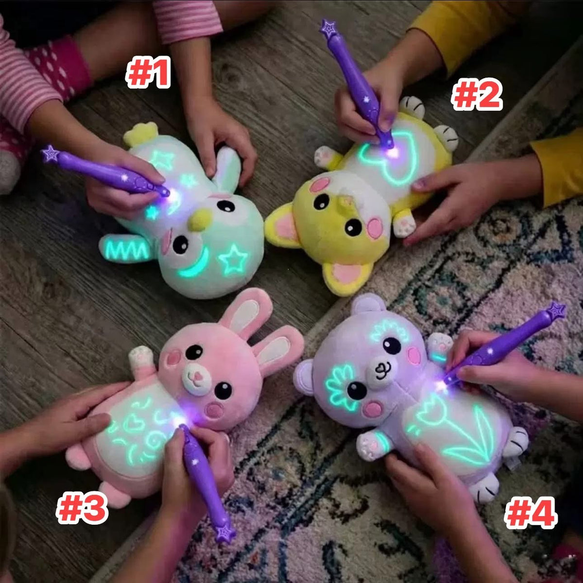Glow in the dark doodle
