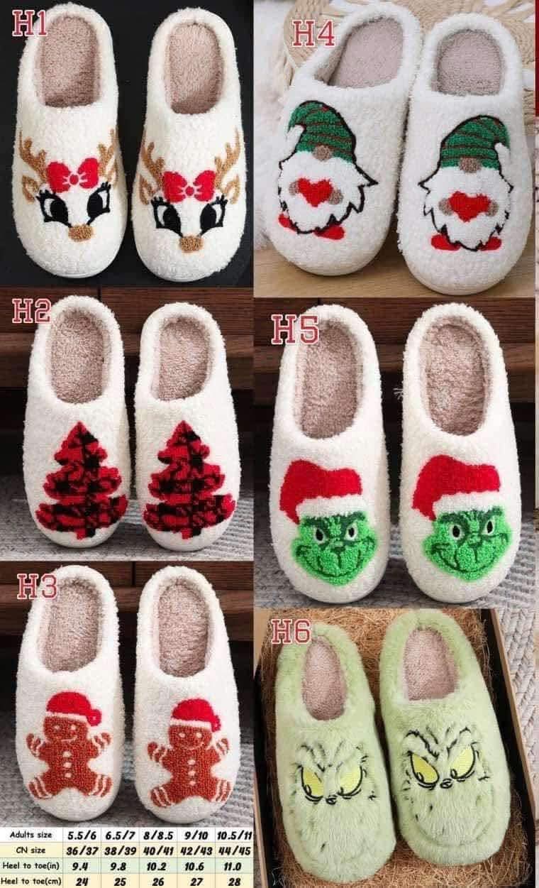 Christmas slippers