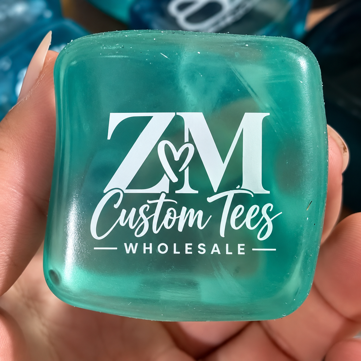 Personalized cube squishy round 1 (MOQ 5)