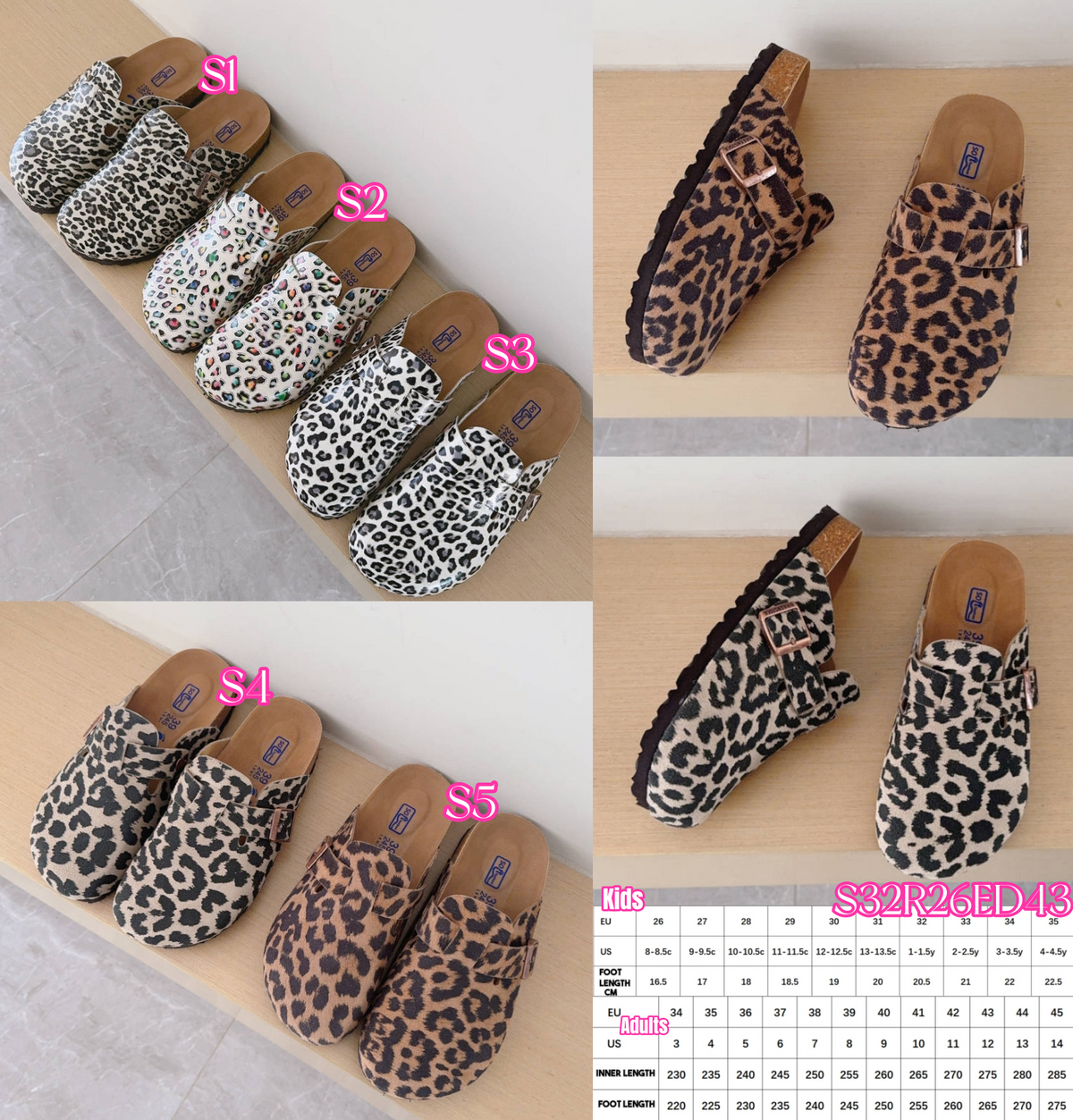 Leopard birks